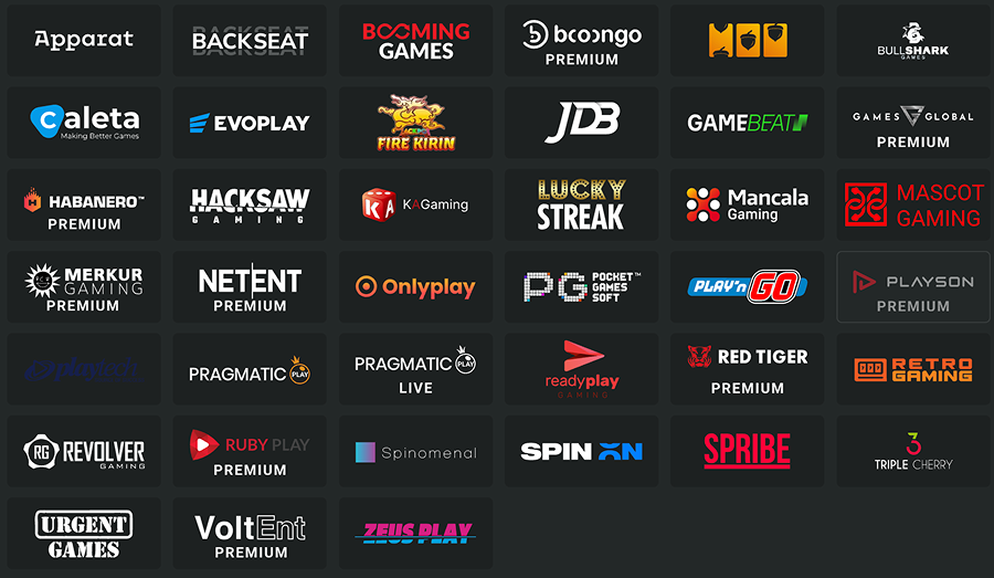 MyChance Casino Providers