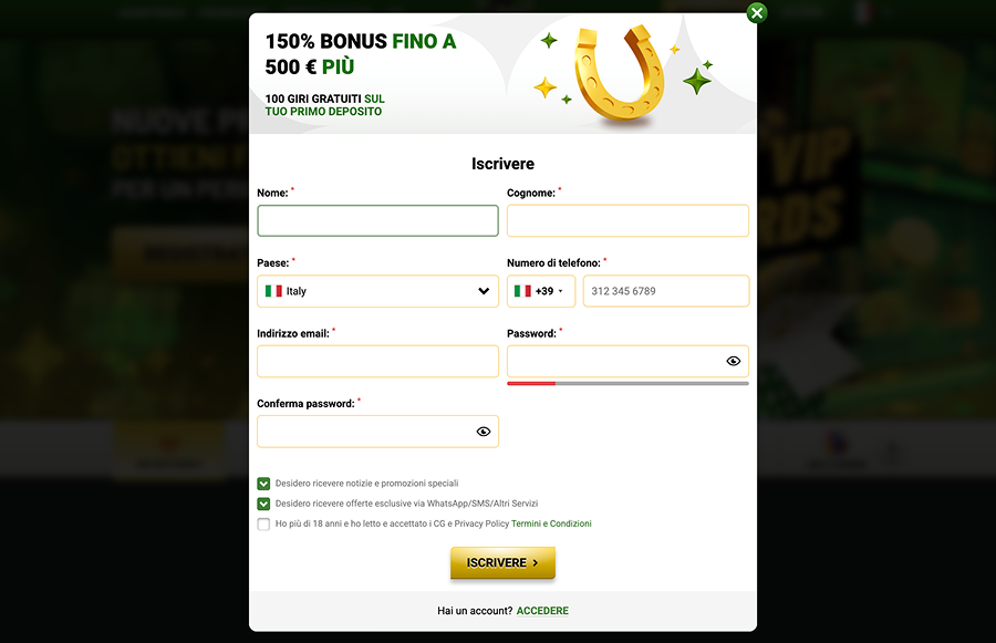 Online Casino Win Ma Chance Login e Register